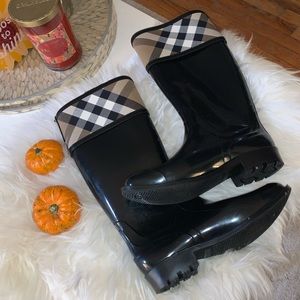 Burberry Plaid Fall Boots